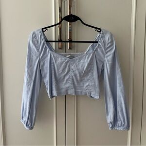 CROPPED BABATON BLOUSE
